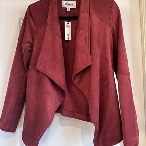 Red suede jacket